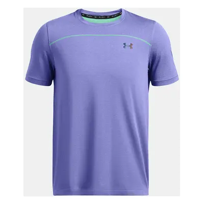 Under Armour Tričko UA Rush Seamless Wordmark SS-PPL - Pánské