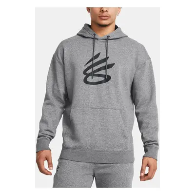 Under Armour Mikina Curry Splash Hoodie-GRY - Pánské