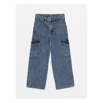 LC Waikiki Wideleg Girl's Cargo Jean Trousers