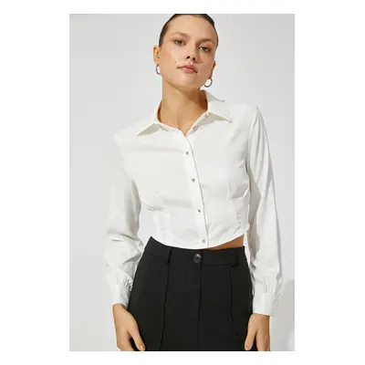 Koton Women's Off-White Shirt