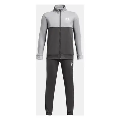 Under Armour Souprava UA CB Knit Track Suit-GRY - Kluci