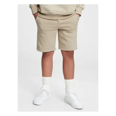 GAP Dětské kraťasy fleece pull-on shorts - Kluci