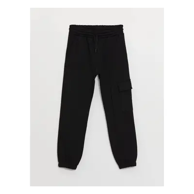 LC Waikiki Girls' Cargo Sweatpants with Elastic Waist