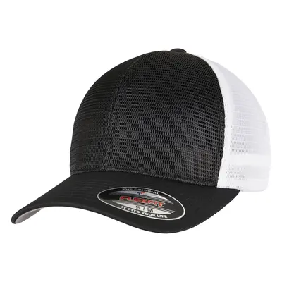 FLEXFIT OMNIMESH CAP 2-TONE černá/bílá