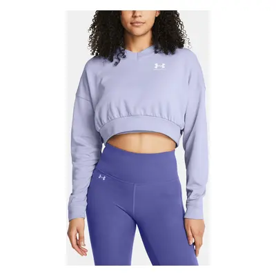 Under Armour Mikina UA Rival Terry OS Crop Crw-PPL - Dámské