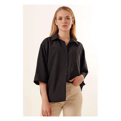 Bigdart Oversize Pocket Shirt - Black