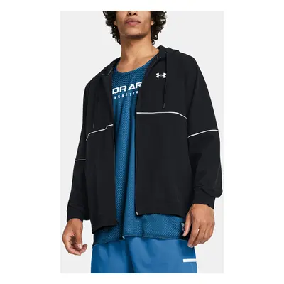 Under Armour Bunda UA Baseline Woven Jacket-BLK - Pánské