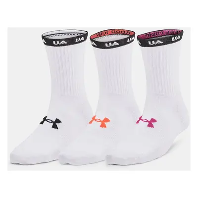 Under Armour Ponožky UA Essential Nv Mid Crew 3pk-WHT - Dámské