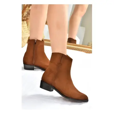 Fox Shoes Tan Suede Women's Daily Boots