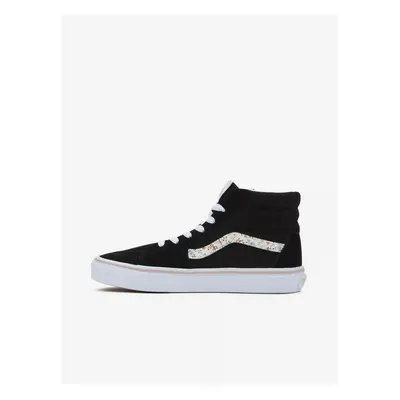 Černé holčičí kotníkové tenisky VANS JN SK8-Hi - Holky