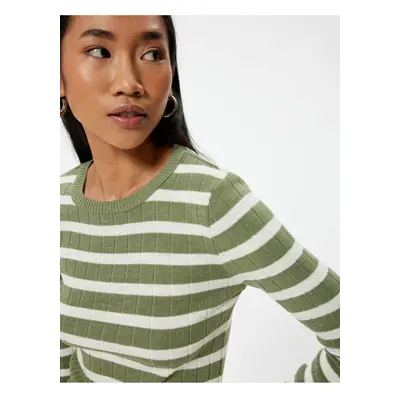 Koton Knitwear Sweater Long Sleeve Round Neck