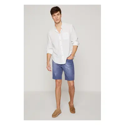 Koton Men's Blue Shorts & Bermuda