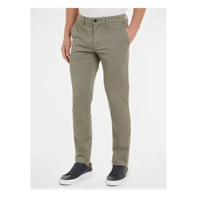 Šedé pánské chino kalhoty Tommy Hilfiger Bleecker Chino - Pánské