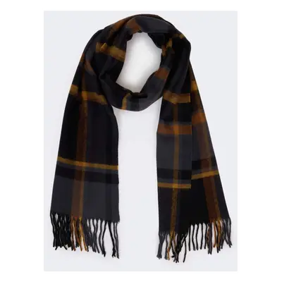 DEFACTO Men's Plaid Woven Scarf