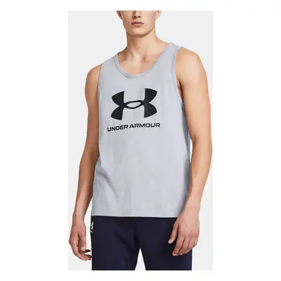 Under Armour Tílko UA SPORTSTYLE LOGO TANK-GRY - Pánské