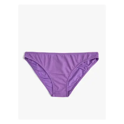 Koton Normal Waist Bikini Bottom Textured