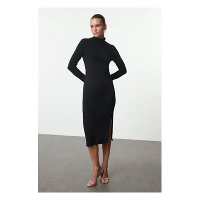 Trendyol Black Bodycon Knitted Dress