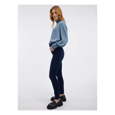 Orsay Tmavě modré dámské skinny fit džíny - Dámské