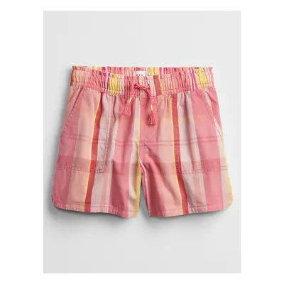 GAP Dětské kraťasy woven pull-on shorts - Holky