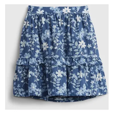 GAP Dětská sukně floral midi skirt - Holky