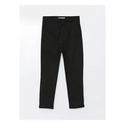 LC Waikiki LCW Vision New Black Elastic Waist Basic Boy Trousers