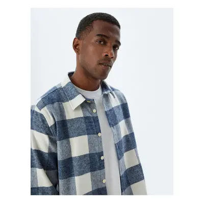 Koton Lumberjack Shirt Winter Long Sleeve Cotton Blend