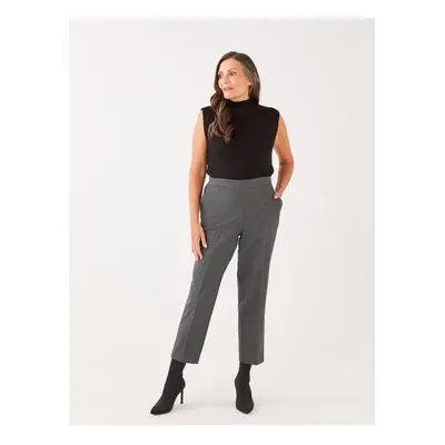 LC Waikiki Standard Fit Plaid Women's Trousers