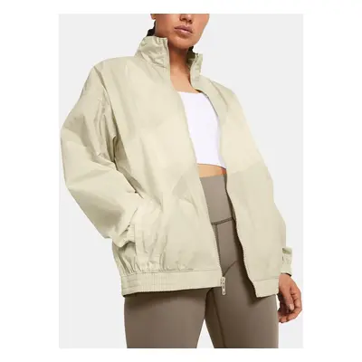 Under Armour Bunda Legacy Crinkle Jacket-BRN - Dámské