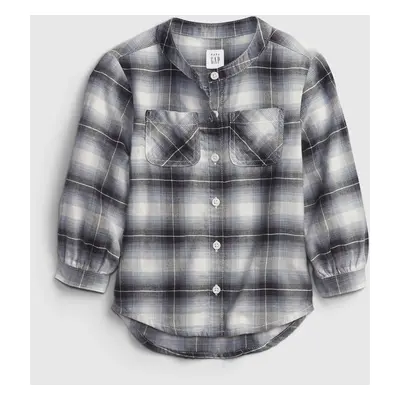 GAP Dětská košile oversized flannel shirt - Holky