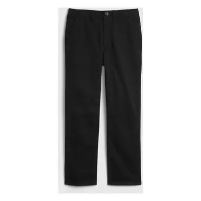 GAP Dětské kalhoty uniform straight chinos - Kluci