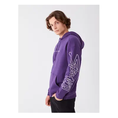 LC Waikiki Long Sleeve Printed Men's Hoodie