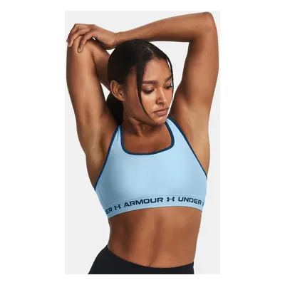 Under Armour Podprsenka Crossback Mid Bra-BLU - Dámské