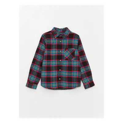 LC Waikiki Plaid Long Sleeve Boy's Shirt