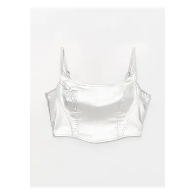 LC Waikiki Women's U Neck Straight Strap Bustier