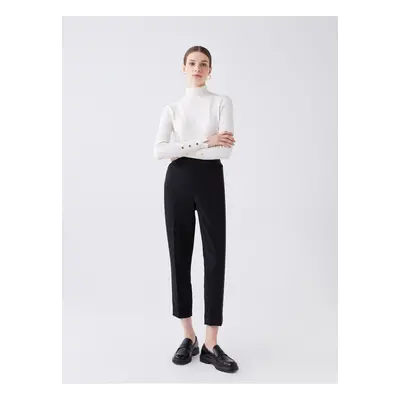 LC Waikiki Standard Fit Women's Trousers with Elastic Waist