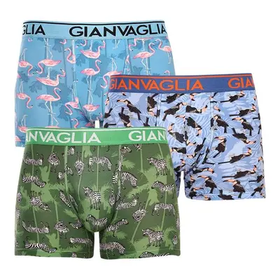 3PACK pánské boxerky Gianvaglia vícebarevné