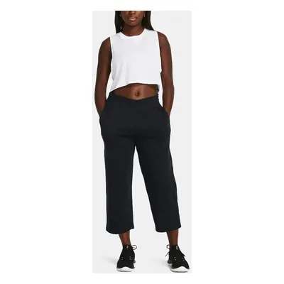 Under Armour Tepláky UA Rival Terry Crop Wide Leg-BLK - Dámské