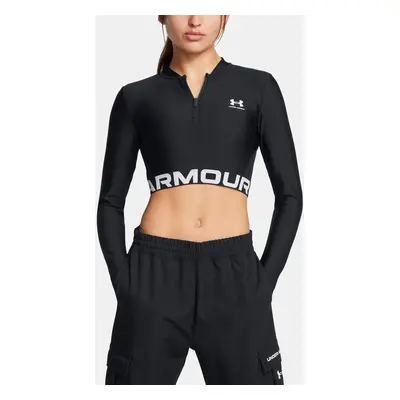 Under Armour Dámské tričko HeatGear Rib 1/4 Zip LS - Dámské