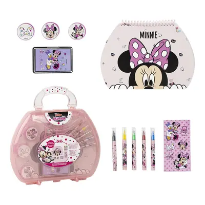 COLOURING STATIONERY SET BRIEFCASE MINNIE