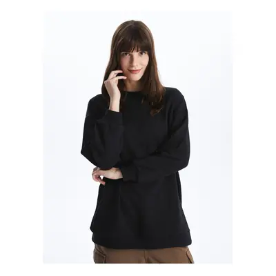 LC Waikiki Crew Neck Plain Long Sleeve Women's Sweatshirt Tunic