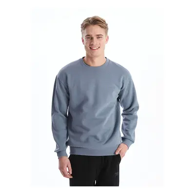 LC Waikiki Lcw Men's Crew Neck Long Sleeve Printed Sweatshirt