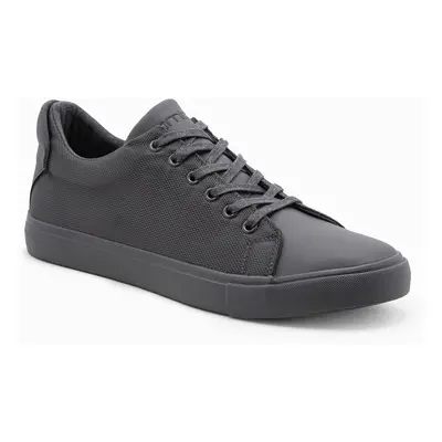 Ombre BASIC men's shoes sneakers in combined materials - gray