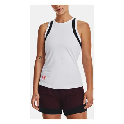 Under Armour Tílko UA W's Ch. Pro Tank-WHT - Dámské