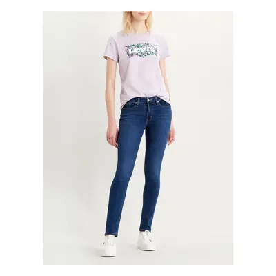 Levi&#39;s Tmavě modré dámské skinny fit džíny Levi's® - Dámské