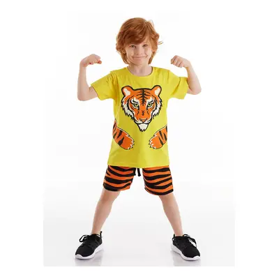 Denokids Tiger Claw Boy's T-shirt Shorts Set