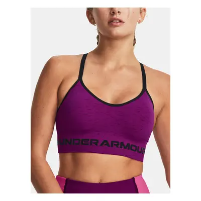 Under Armour Podprsenka UA Seamless Low Long Htr Bra-PPL - Dámské