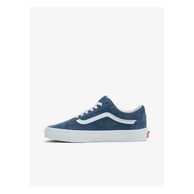 Modré dámské semišové tenisky VANS Old Skool - Dámské