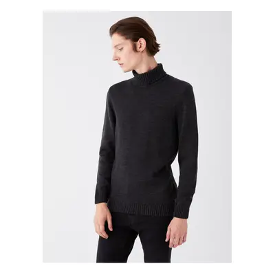 LC Waikiki Turtleneck Long Sleeve Men's Knitwear Sweater