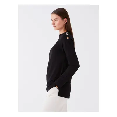 LC Waikiki Half Turtleneck Plain Long Sleeve Women's Tunic