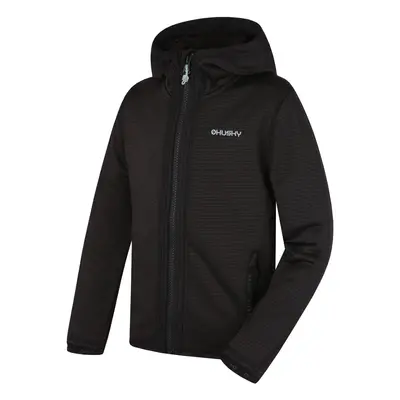 Dětská mikina s kapucí HUSKY Artic Zip K black